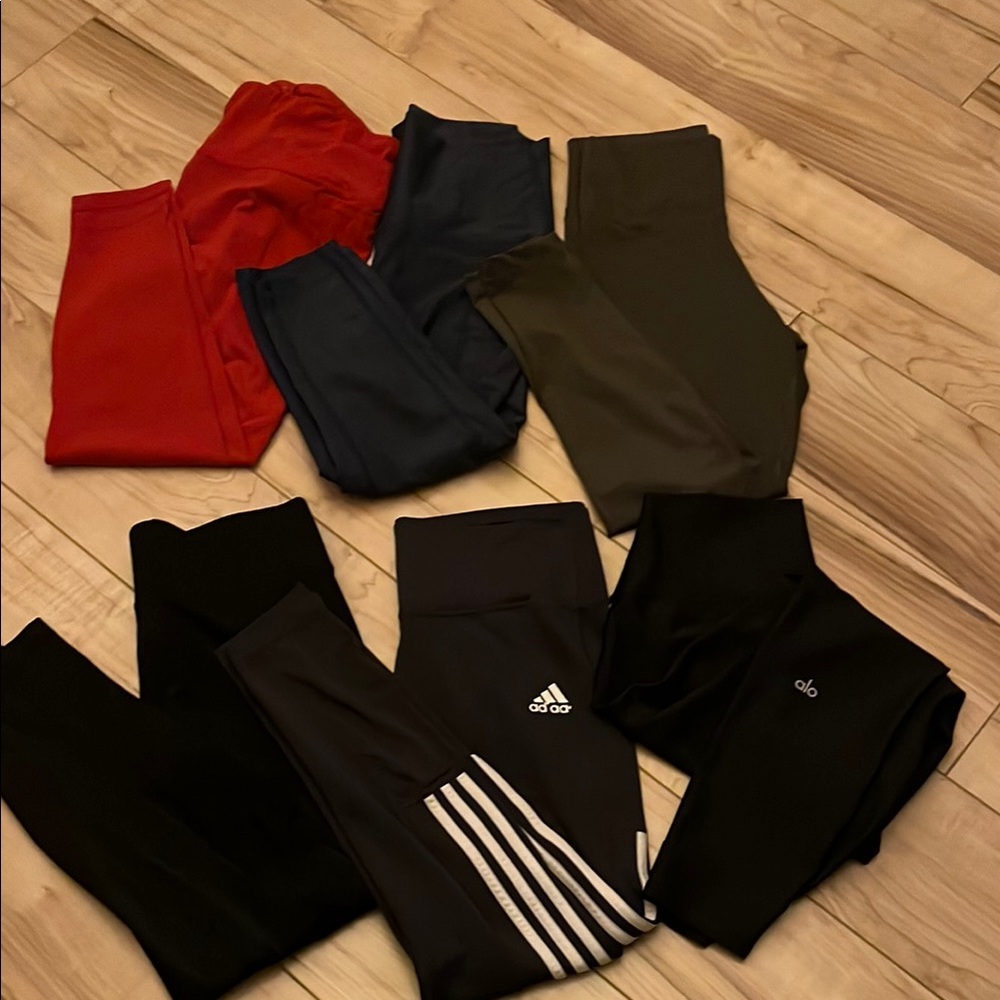 Ladies Bundle/Lot of Size M/L Leggings Sweaty Betty, Alo, Nike, Adidas,Love
